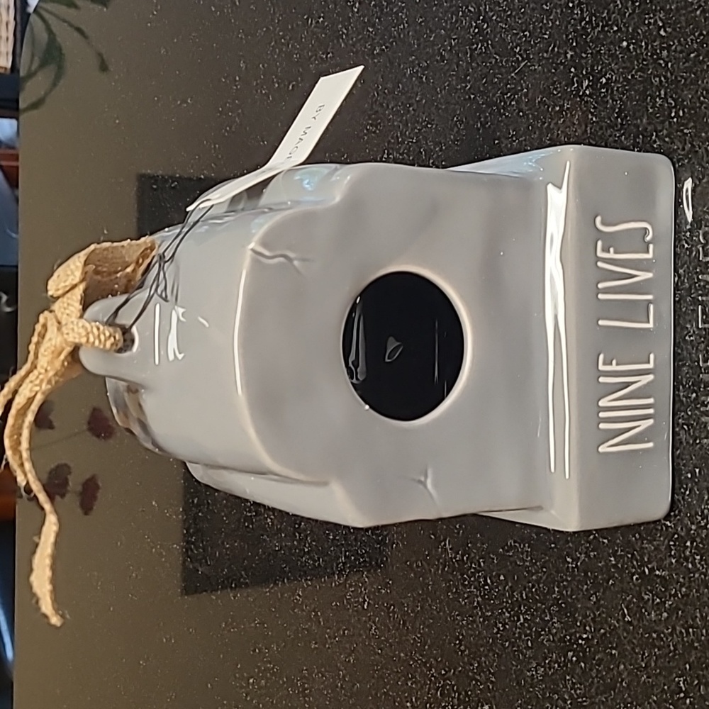 Rae Dunn Halloween Tombstone Birdhouse